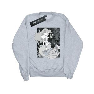 The Little Mermaid Girls Cotton Sweatshirt / Sports Grey